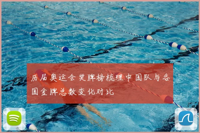 历届奥运会奖牌榜梳理中国队与各国金牌总数变化对比