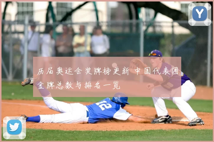 历届奥运会奖牌榜更新 中国代表团金牌总数与排名一览