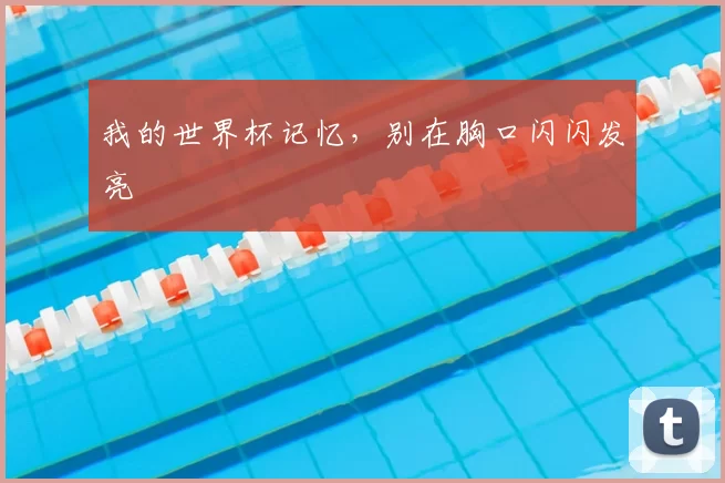 我的世界杯记忆，别在胸口闪闪发亮