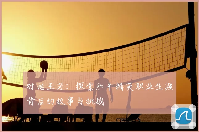 对话王芳：探索和平精英职业生涯背后的故事与挑战
