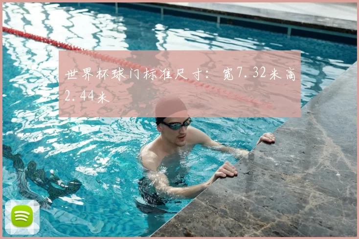 世界杯球门标准尺寸：宽7.32米高2.44米