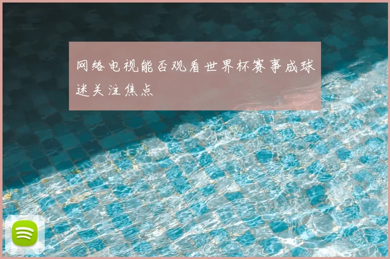 网络电视能否观看世界杯赛事成球迷关注焦点