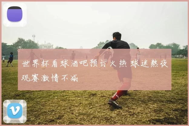 世界杯看球酒吧预订火热 球迷熬夜观赛激情不减